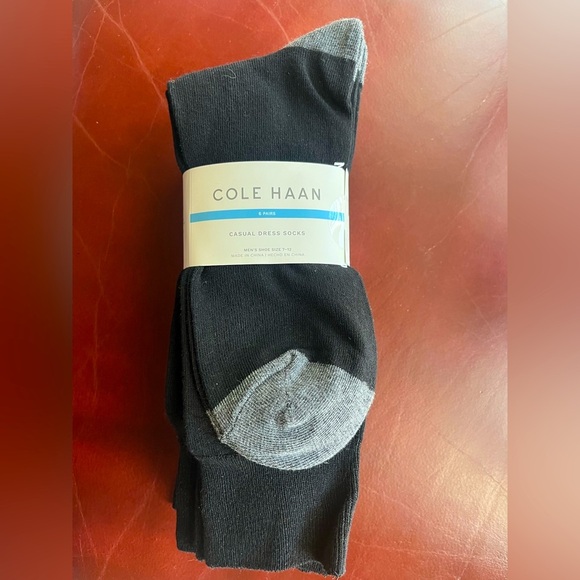 Cole Haan Casual Dress Socks, 6 Pairs - Picture 1 of 4